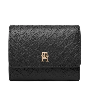 Portfel Tommy Hilfiger Th Icon Trifold Mono AW0AW18484 Czarny