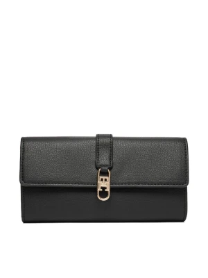 Portfel Tommy Hilfiger Th Libre Large Flap Wallet AW0AW18935 Czarny