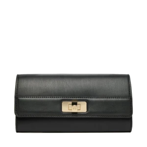 Portfel Tommy Hilfiger Th Modern Large Flap Wallet AW0AW18704 Czarny