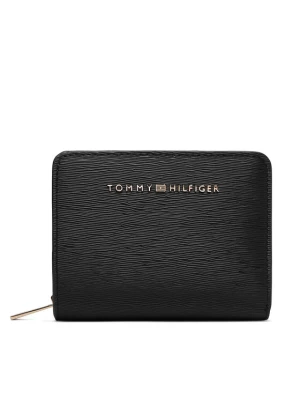 Portfel Tommy Hilfiger Th Modern Med Za W / Flap AW0AW18932 Czarny