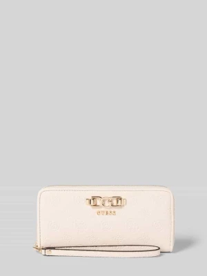Portfel w skórzanym wyglądzie model 'Anise' Guess
