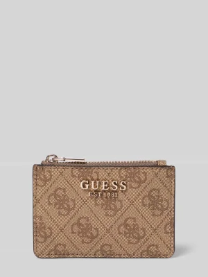 portfel z detal z logo model 'Laurel' Guess