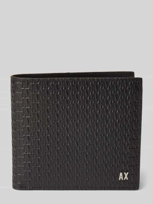 Portfel z detalami z logo model ‘BIFOLD COIN’ Armani Exchange