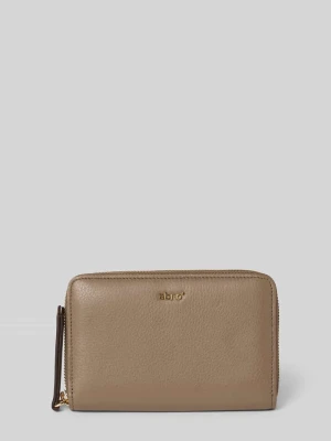 Portfel z detalem z logo abro