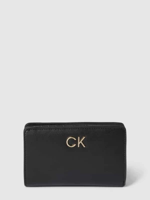 Portfel z detalem z logo CK Calvin Klein