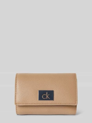 Portfel z detalem z logo CK Calvin Klein