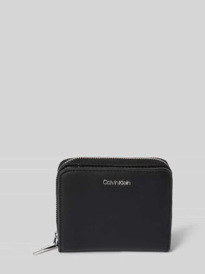 Portfel z detalem z logo CK Calvin Klein