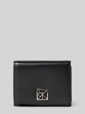 Portfel z detalem z logo CK Calvin Klein