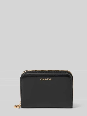 Portfel z detalem z logo CK Calvin Klein
