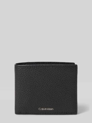 Portfel z detalem z logo CK Calvin Klein
