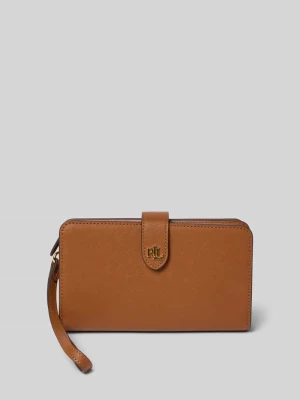 Portfel z detalem z logo Lauren Ralph Lauren