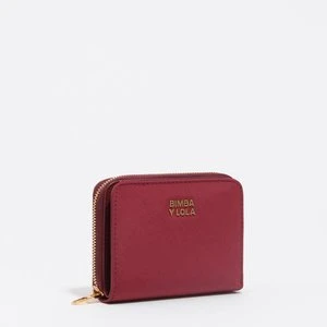 Portfel z klapą nylon bordowy BIMBA Y LOLA