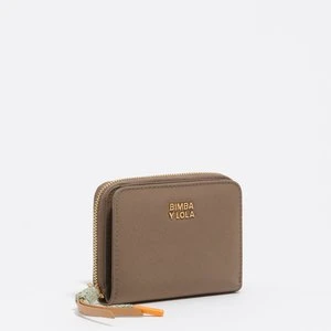 Portfel z klapą nylon brąz khaki BIMBA Y LOLA