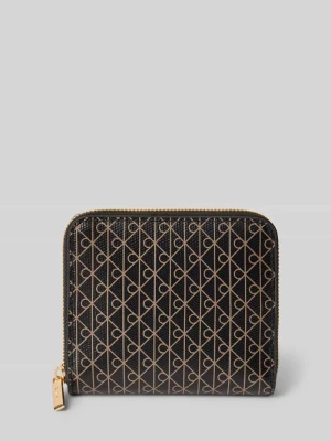 Portfel z nadrukiem na całej powierzchni model ‘Square’ CK Calvin Klein