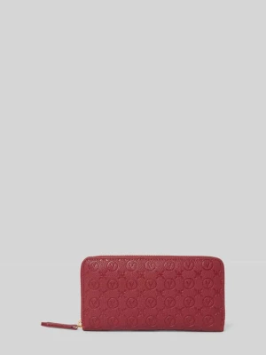 Portfel z nadrukiem z logo na całej powierzchni model ‘SAMBA’ VALENTINO BAGS
