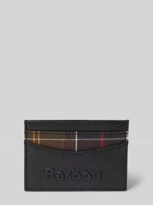 Portfel z napisem z logo Barbour