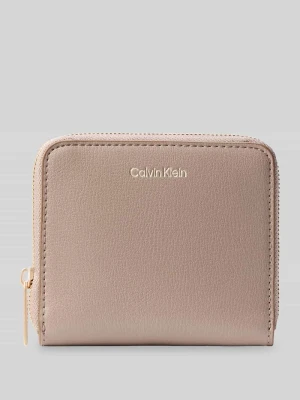 Portfel z napisem z logo Calvin Klein Czarny