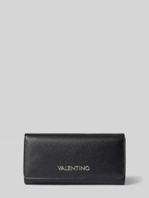 Portfel z napisem z logo model 'ALEXIA' VALENTINO BAGS Czarny