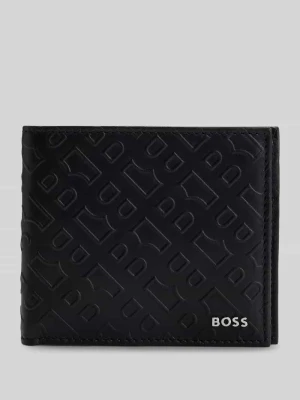 Portfel z naturalnej koziej skóry Boss
