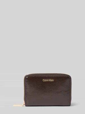 Portfel z naturalnej skóry bydlęcej CK Calvin Klein