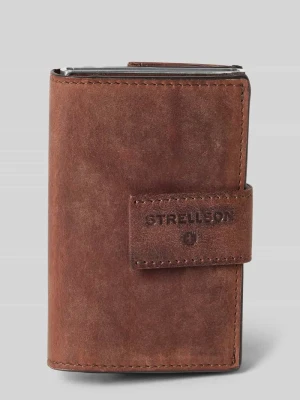 Portfel z naturalnej skóry bydlęcej model ‘BRICKLANE C-THREE’ Strellson