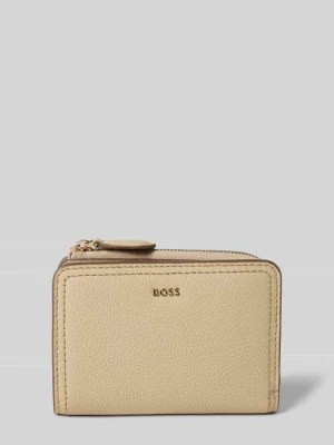 Portfel z naturalnej skóry bydlęcej model ‘LANAH SMALL WALLET’ Boss