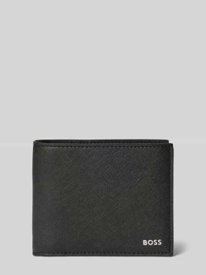 Portfel z naturalnej skóry bydlęcej model ‘ZAIR_TRIFOLD’ Boss