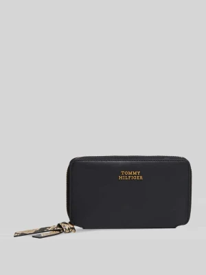 Portfel z naturalnej skóry bydlęcej Tommy Hilfiger Czarny