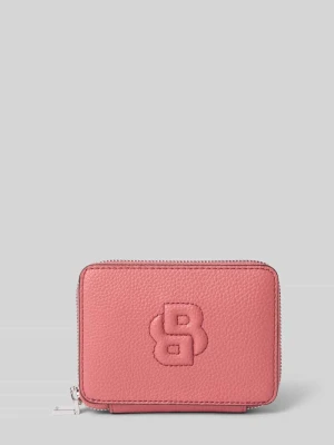 Portfel z wyhaftowanym logo model ‘Anett’ Boss