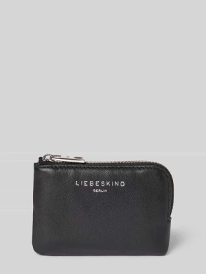 portfel z wytłoczonym logo model 'Lena' liebeskind berlin