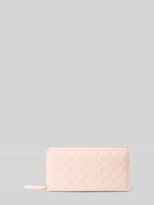 Portfel z wytłoczonym logo na całej powierzchni model ‘Samba’ VALENTINO BAGS