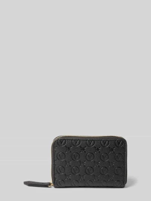 Portfel z wytłoczonym logo na całej powierzchni model ‘Samba’ VALENTINO BAGS
