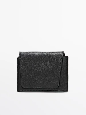 Portfel Ze Skóry Nappa - Czarny - - Massimo Dutti - Mężczyzna