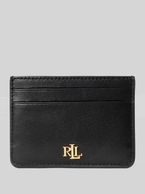Portfel ze skóry naturalnej z 4 kieszeniami na karty Lauren Ralph Lauren