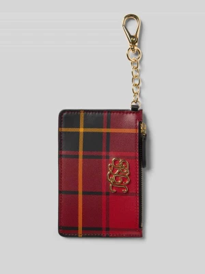 Portfel ze skóry owczej z karabińczykiem Lauren Ralph Lauren