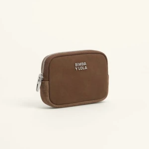 Portmonetka bawełna i dwoina ciemny khaki BIMBA Y LOLA DARK KHAKI