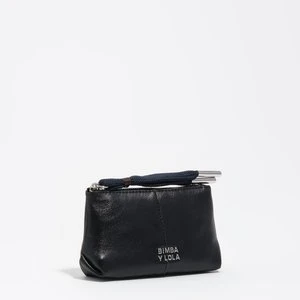 Portmonetka mała skórzana czarna BIMBA Y LOLA