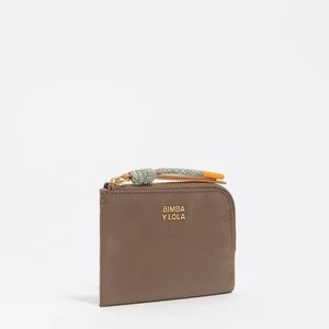Portmonetka nylon brąz khaki BIMBA Y LOLA