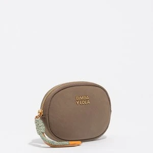 Portmonetka nylon brąz khaki BIMBA Y LOLA