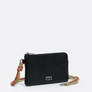 Portmonetka skórzana czarna BIMBA Y LOLA