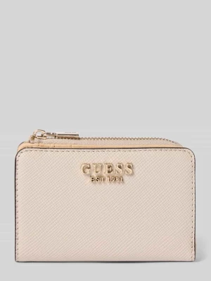 Portmonetka w skórzanym wyglądzie model 'Laurel' Guess