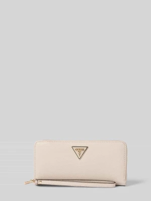 Portmonetka w skórzanym wyglądzie model 'Laurel' Guess