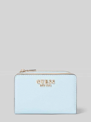 Portmonetka w skórzanym wyglądzie model 'Laurel' Guess