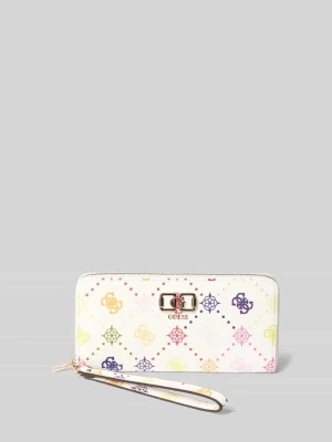 Portmonetka w skórzanym wyglądzie model 'Laurel' Guess