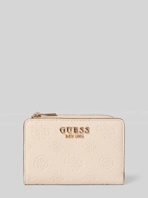 Portmonetka z aplikacją z logo Model 'BLAKE' Guess Biały