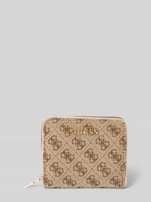 Portmonetka z detalem z logo model 'JESSA' Guess