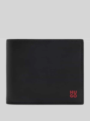 Portmonetka z naturalnej skóry bydlęcej model ‘TIBBY_N_TRIFOLD’ HUGO