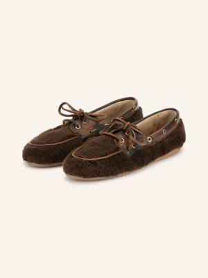 Posa Buty Żeglarskie Alpina braun CIEMNOBRĄZOWY