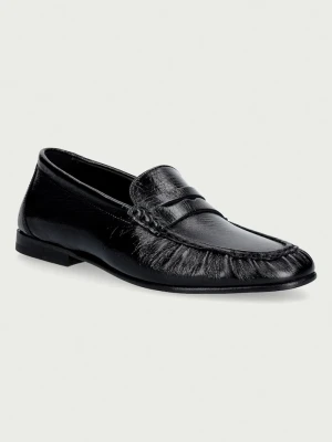 Posa mokasyny damskie skórzane Penny Loafer czarny