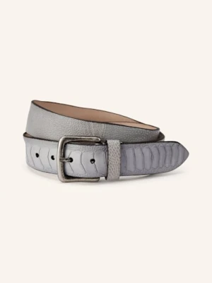Post & Co Pasek Skórzany grau